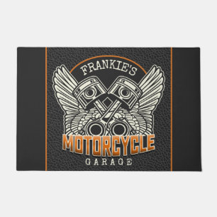 Individuelle Name Pistolen Wings Motorrad Fahrradg Fußmatte