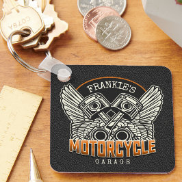 Individuelle Name Pistolen Wings Motorrad Fahrradg Schlüsselanhänger