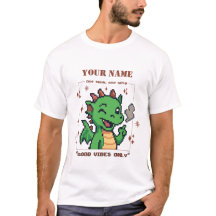 Individuelle Name Pixel Dragon T-Shirt — Retro 8-B