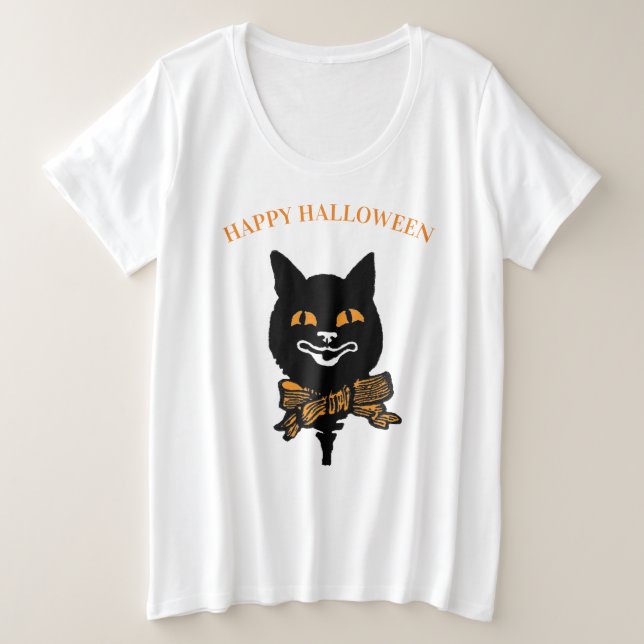 INDIVIDUELLE NAME PLUS T - SHIRT ART NOUVEAU CAT H (Design vorne)