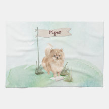 Individuelle Name Pommeranian Haustier Hund