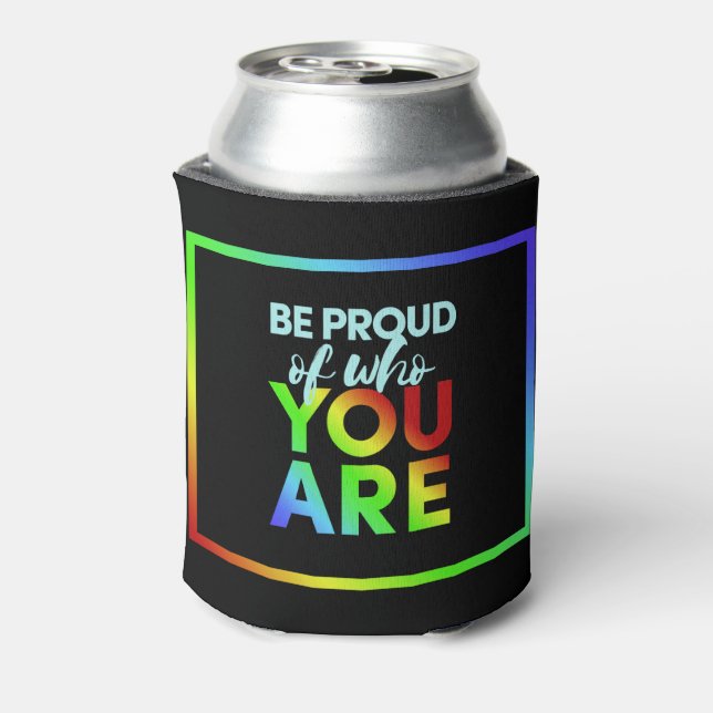 Individuelle Name Pride kann kühler werden Dosenkühler (Kanne Rückseite)