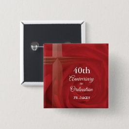 Individuelle Name Priester Anniversary Ordination  Button