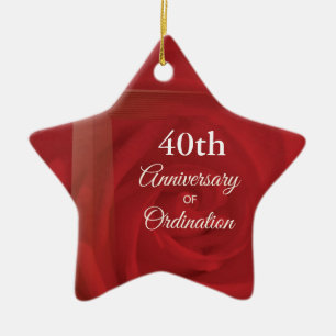 Individuelle Name Priester Anniversary Ordination Keramikornament