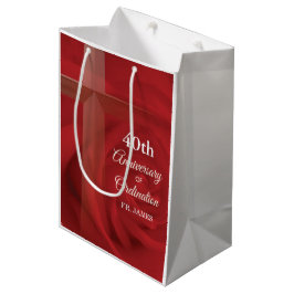 Individuelle Name Priester Anniversary Ordination  Mittlere Geschenktüte