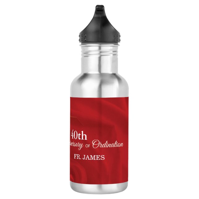 Individuelle Name Priester Anniversary Ordination  Trinkflasche (Rechts)