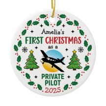 Individuelle Name Private Pilot Personalisiert Wei