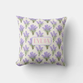 Individuelle Name Provence Lavender Throw Kissen