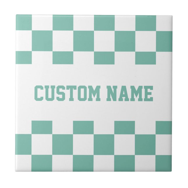 Individuelle Name-Prüfplatinenmuster Fliese (Vorderseite)