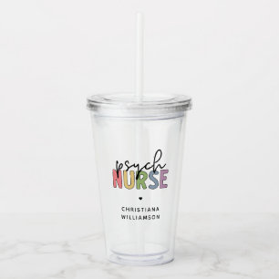 Individuelle Name Psych Nurse Psychiatrische Kra Acryltrinkbecher