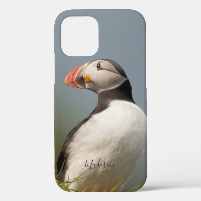 Individuelle Name Puffin Telefonzellen Case-Mate iPhone Hülle (Rückseite)