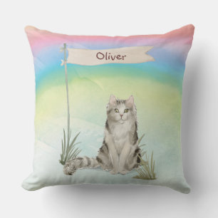 Individuelle Name Ragamuffin Katze Pet Kissen
