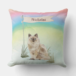 Individuelle Name Ragdoll Cat Pet Kissen