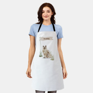 individuelle Name Ragdoll Cat Pet Schürze
