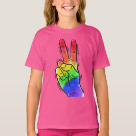 Individuelle Name Rainbow Peace Shirts & Jacken