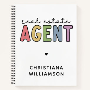 Individuelle Name Real Anwesen Agent   Geschenke v Notizbuch