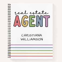 Individuelle Name Real Anwesen Agent | Geschenke v Notizbuch