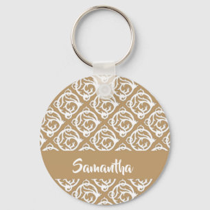 Individuelle Name-Reben Schlüsselanhänger