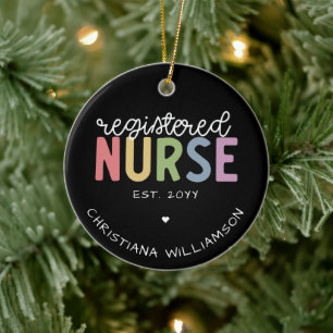 Individuelle Name Registriert Krankenversicherung Keramik Ornament