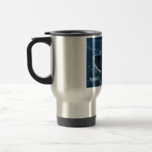 INDIVIDUELLE NAME REISE MUG MIT GOLDENRETRIEVER REISEBECHER