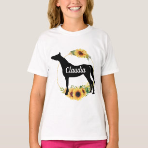 Individuelle Name Reittiere Arabischer Pferd T - S T-Shirt