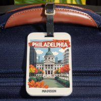 Individuelle Name Retro Philadelphia
