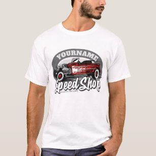 Individuelle Name Rockabilly Roadster Speed Shop G T-Shirt