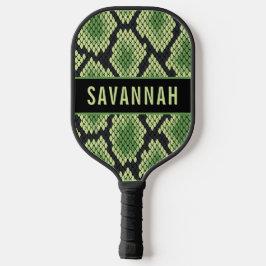 Individuelle Name Schlange Muster für Tierdruckmus Pickleball Schläger