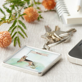 Individuelle Name Schlüsselanhänger