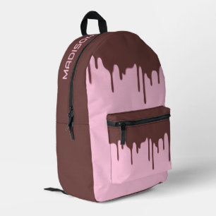 Individuelle Name Schokolade Tropfen Bedruckter Rucksack