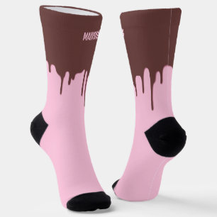 Individuelle Name Schokolade Tropfen Socken