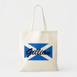 Individuelle Name Schottische Flagge btcn Tragetasche