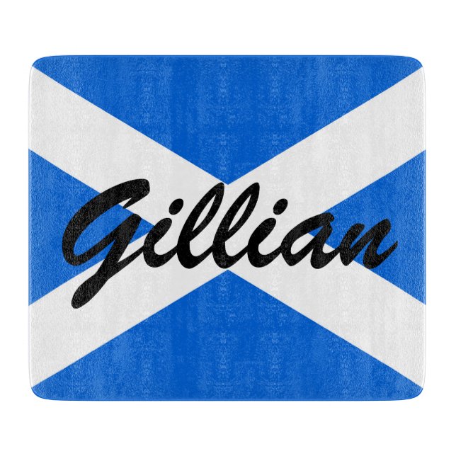 Individuelle Name Scottish Flag cbcnt Schneidebrett (Vorderseite)