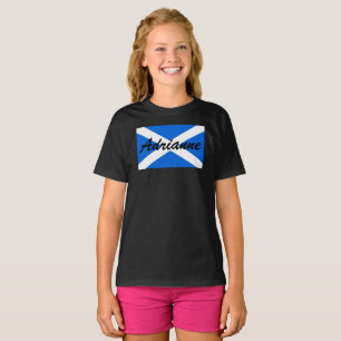 Individuelle Name Scottish Flag Cloccia T-Shirt