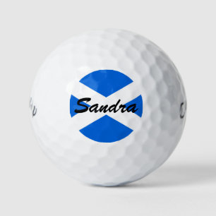 Individuelle Name Scottish Flag cwb gbt Golfball
