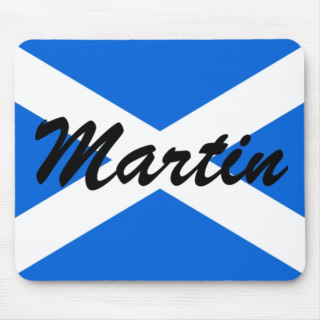 Individuelle Name Scottish Flag Mousepad (Vorne)