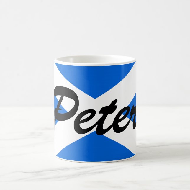 Individuelle Name Scottish Flag mugcccent Kaffeetasse (Mittel)