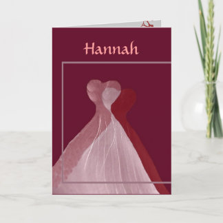 INDIVIDUELLE NAME sein meine Brautjungfrau Rosa un Einladung
