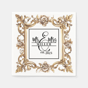 Individuelle Name Serviette