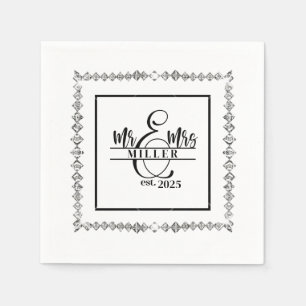 Individuelle Name Serviette