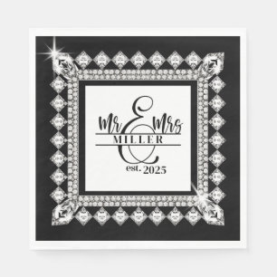 Individuelle Name Serviette