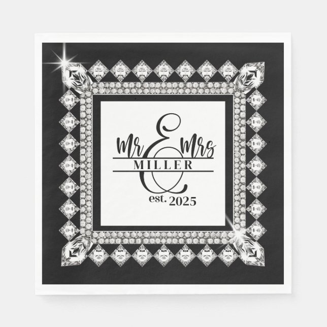 Individuelle Name Serviette (Vorderseite)
