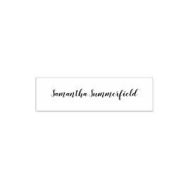 Individuelle Name Signature Business Owner Script Permastempel