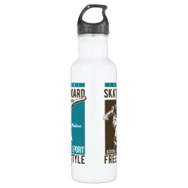 Individuelle Name Skateboard Wasserflasche Edelstahlflasche