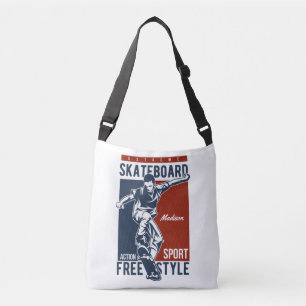Individuelle Name Skateboardtaschen Tragetaschen Mit Langen Trägern