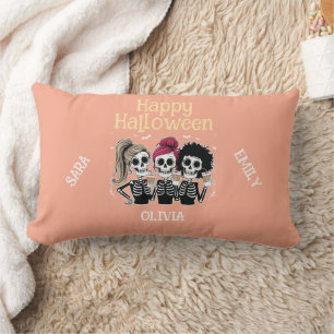 Individuelle Name Skeleton Friends Cushion für Zuh Lendenkissen