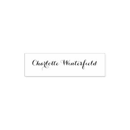 Individuelle Name-Skriptsignatur Permastempel