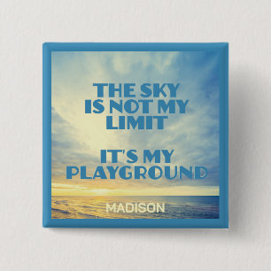 Individuelle Name Sky Quote Button