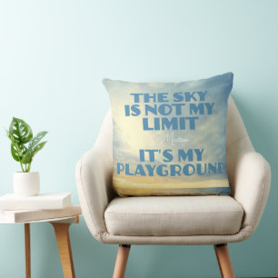 Individuelle Name Sky Quote Kissen