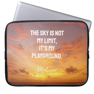 Individuelle Name Sky Quote Laptopschutzhülle